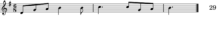 Write text on the right of a staff
