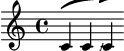 Curved arrow