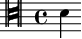 Ladder-style C clef