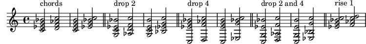 Invert notes in a chord