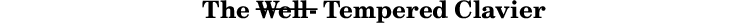 Strikethrough text