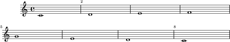 Printing bar numbers using modulo-bar-number-visible