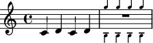 Two cue voices