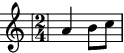 Time signature in brackets