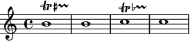 Adding accidentals to a trillspanner