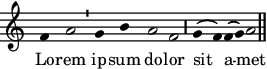 Ancient notation template -- modern transcription of Gregorian music