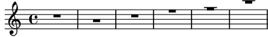Positioning multi-measure rests