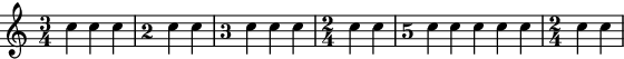 Time signature printing only the numerator as a number (instead of the fraction)