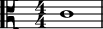 French-style C clef