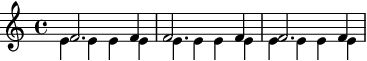 Moving dotted notes in polyphony