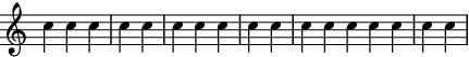 Score with variable measure lengths