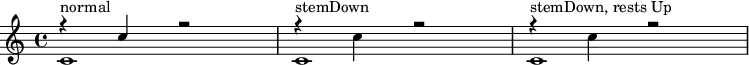 Changing stems direction without affecting rests