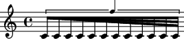 Indicating the duration of a feathered beam