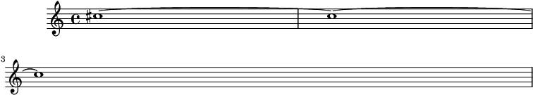 Hiding accidentals on tied notes at the start of a new system