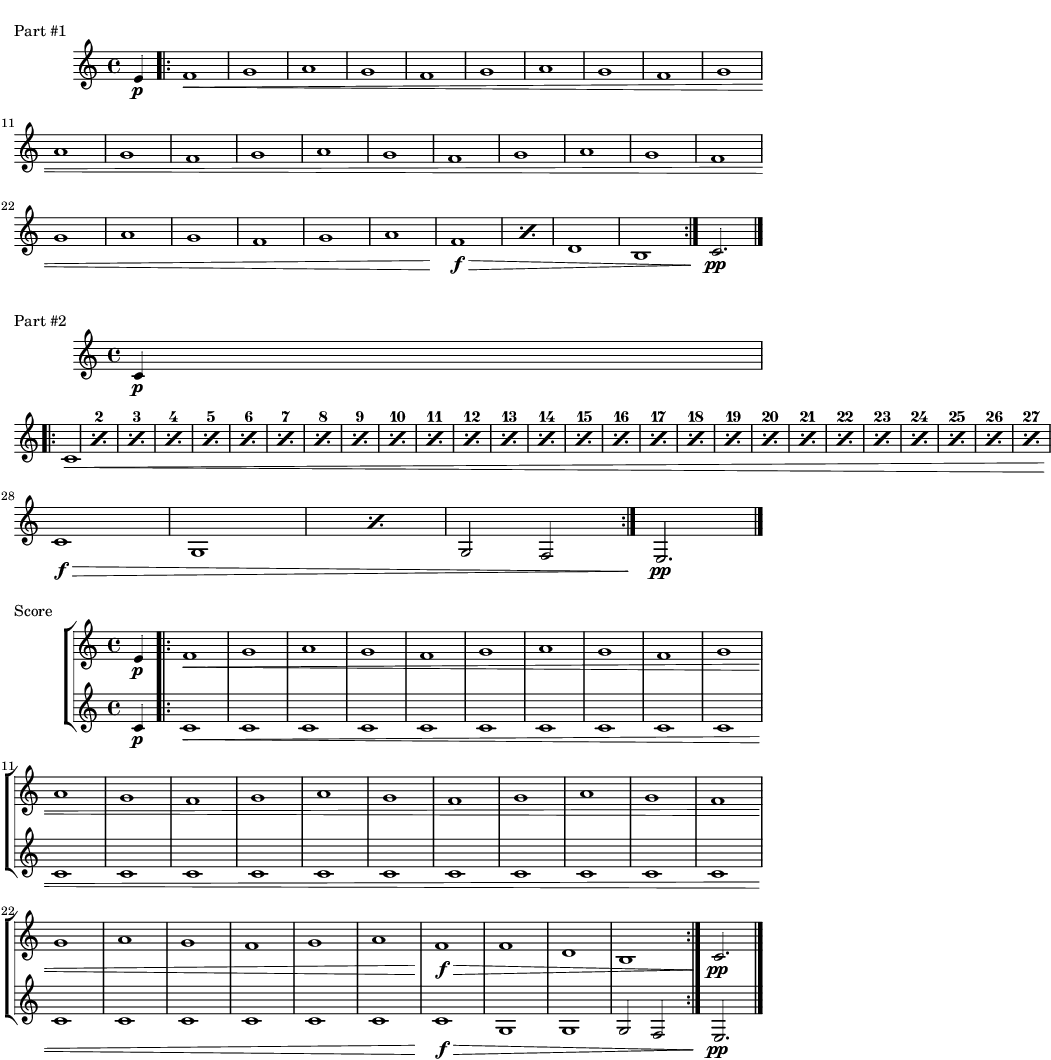 unfold percent repeats only