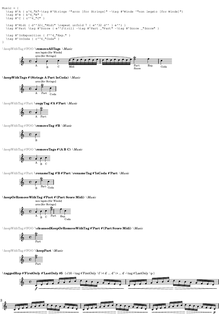 tag manipulating functions and additional filter by tag functions