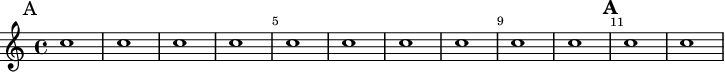 Making bar numbers appear at regular intervals