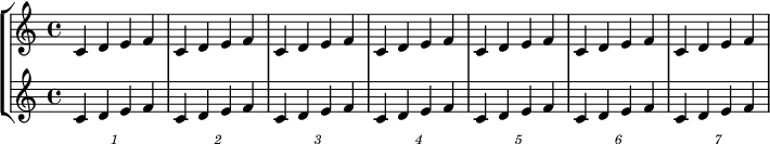 Centered measure numbers