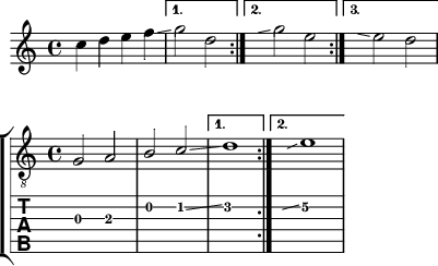 Extending glissandi across repeats