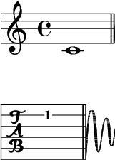 Curly end barline